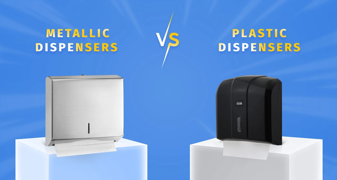 metallic VS plastic dispensers - technical differences